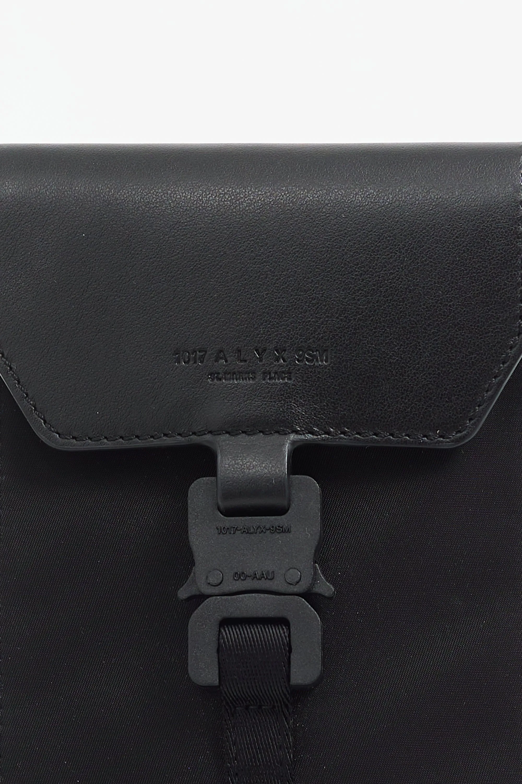 Black Mini Buckle Crossbody Pouch