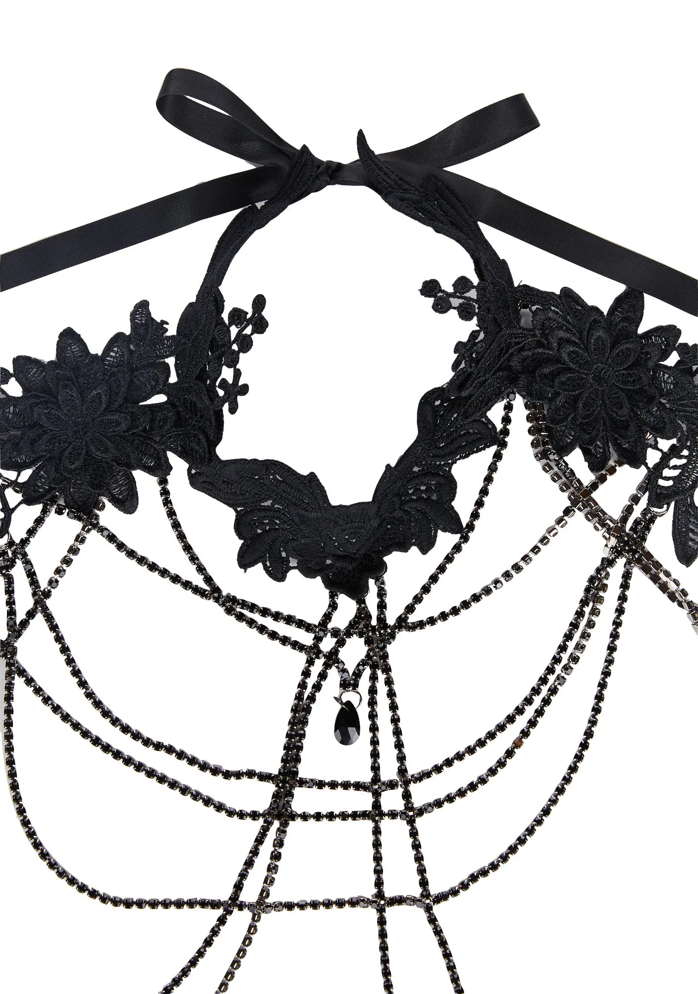 Grandiose Couture Rhinestone Body Chain