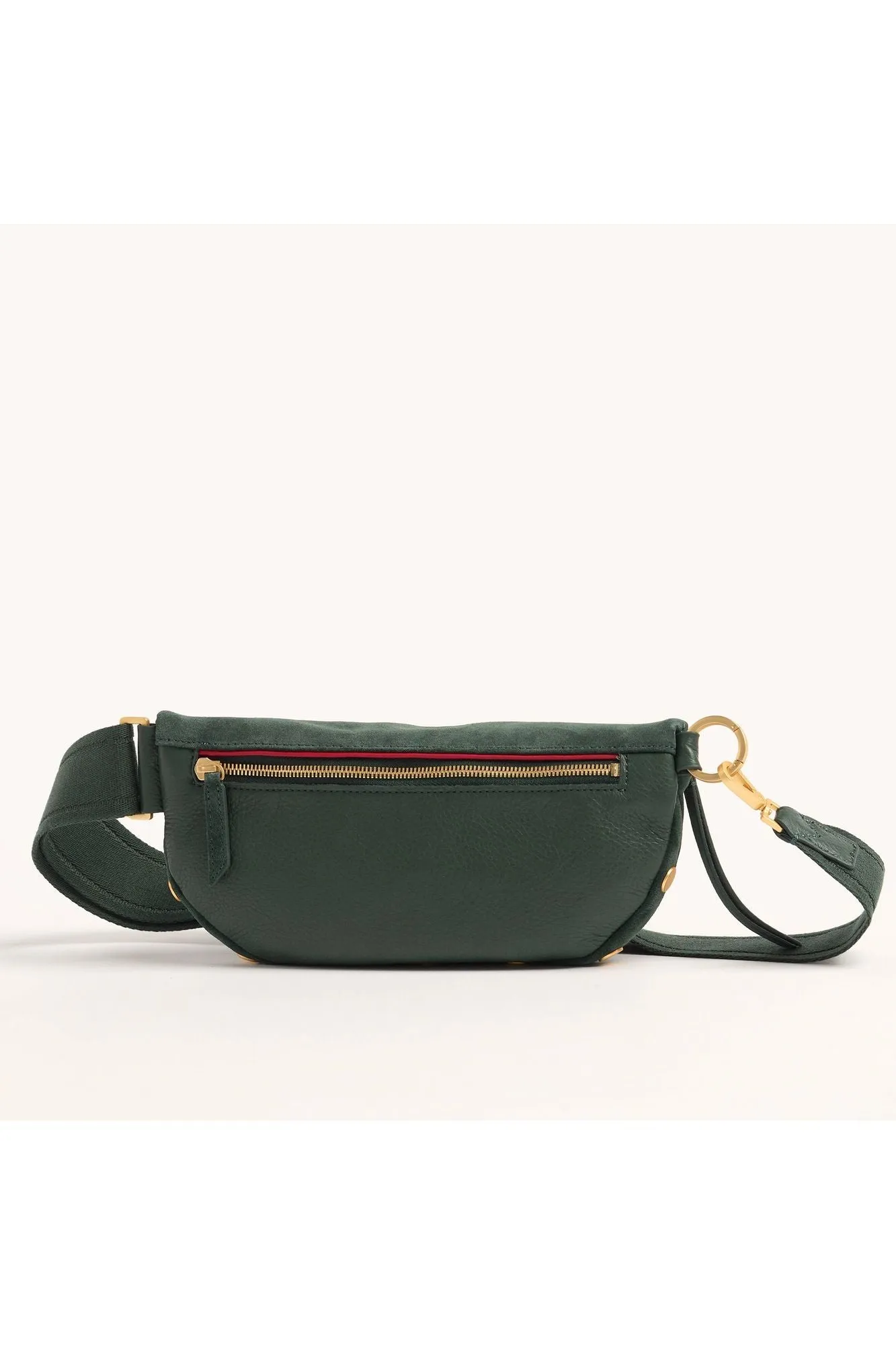 Hammitt Charles Medium Belt Bag 18065 | Green Room Suede