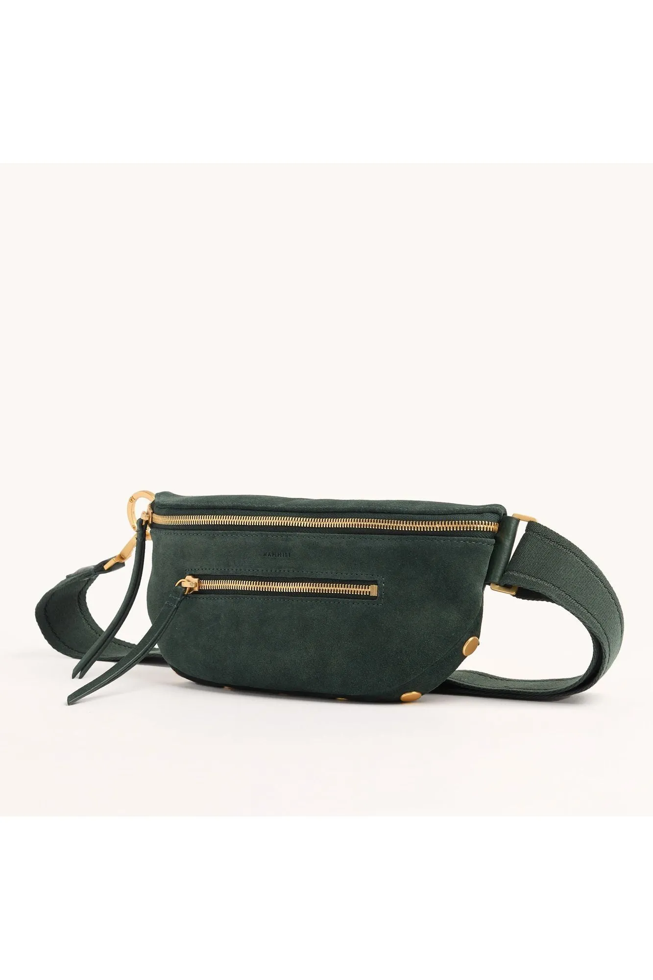 Hammitt Charles Medium Belt Bag 18065 | Green Room Suede