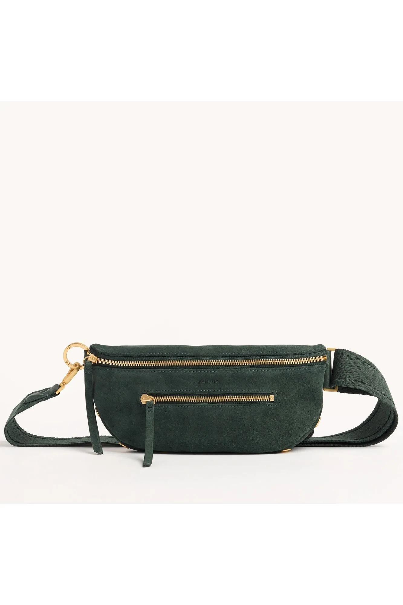 Hammitt Charles Medium Belt Bag 18065 | Green Room Suede
