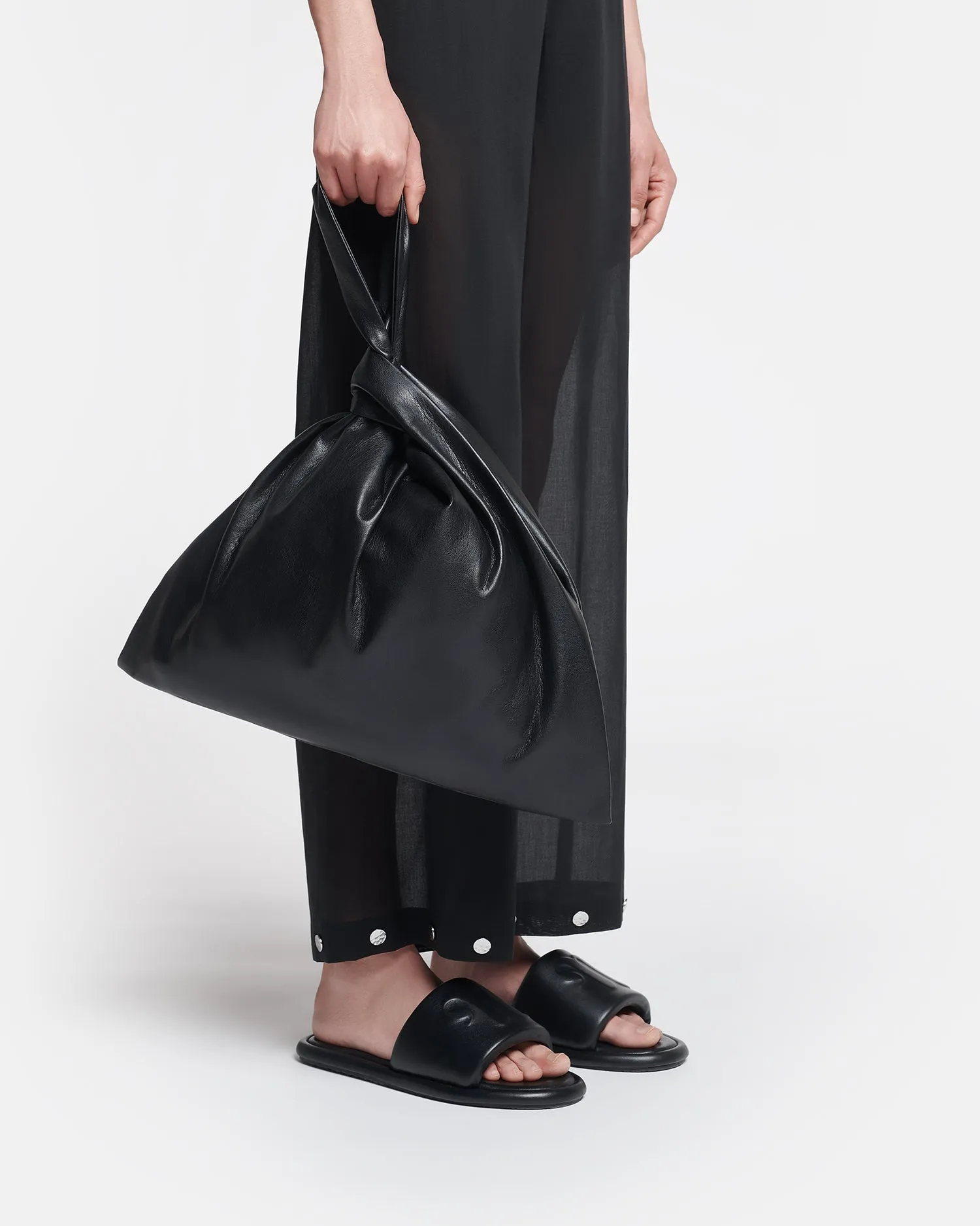 Jen Large - Okobor™ Alt-Leather Clutch Bag - Black