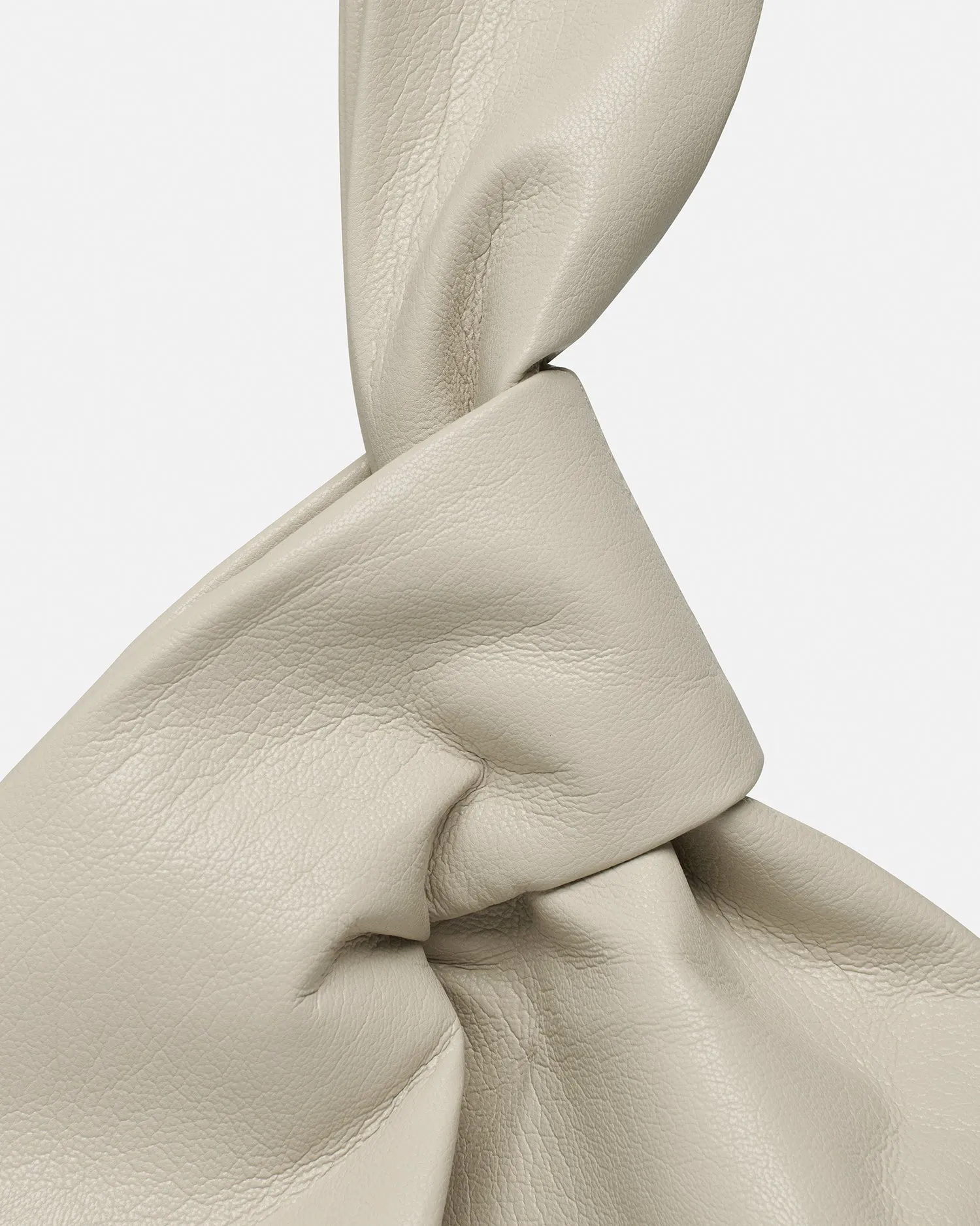 Jen - Okobor™ Alt-Leather Clutch Bag - Creme