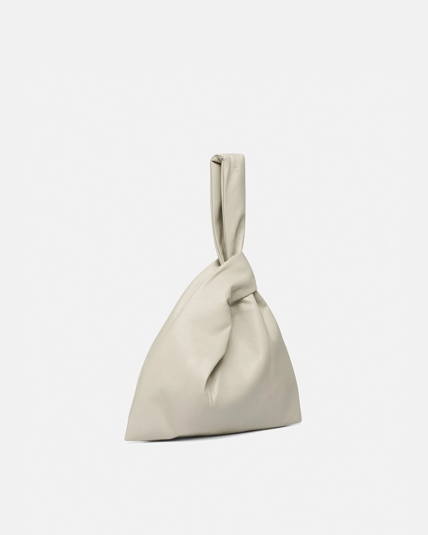 Jen - Okobor™ Alt-Leather Clutch Bag - Creme