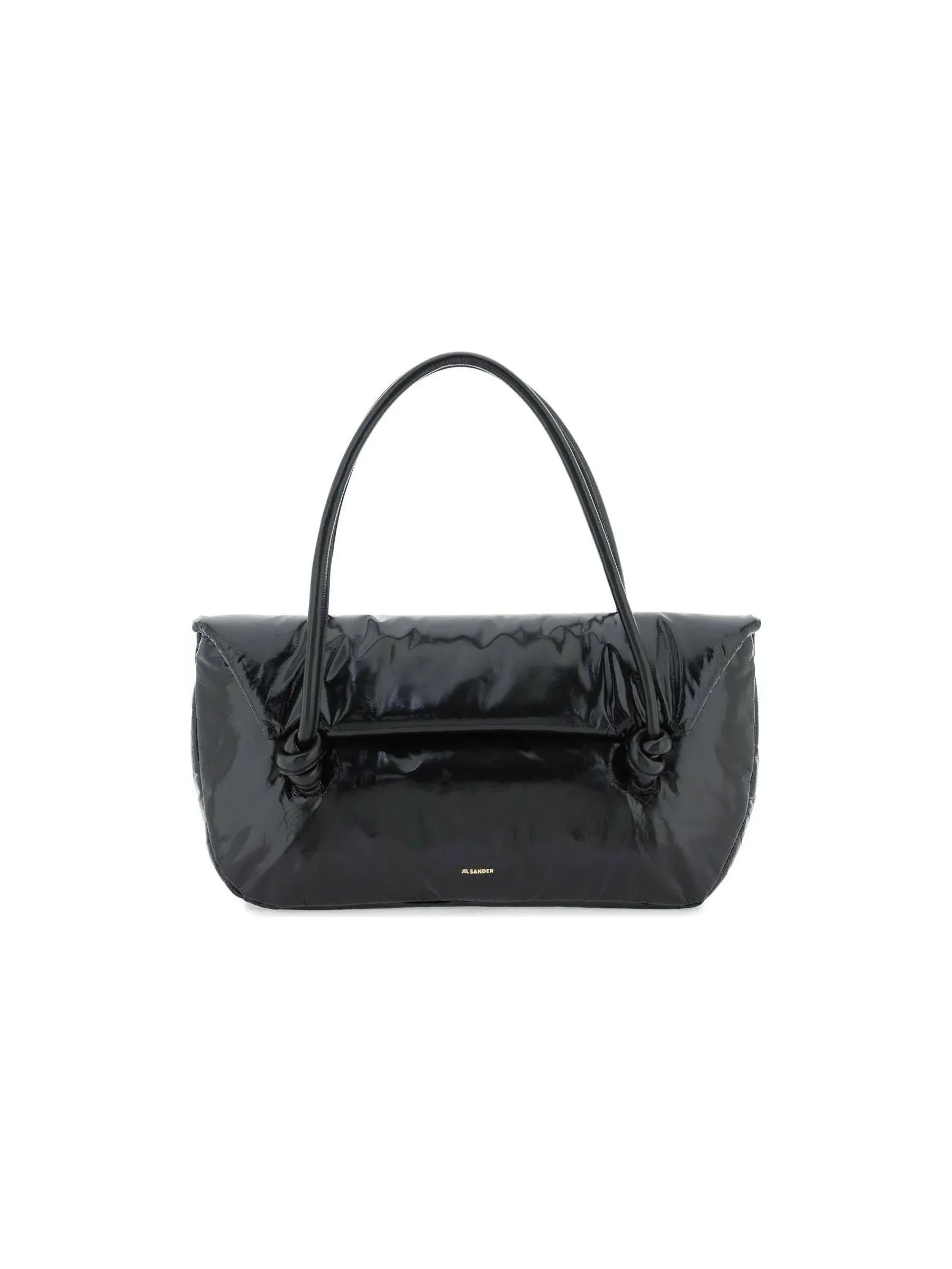 Padded Leather Shoulder Bag