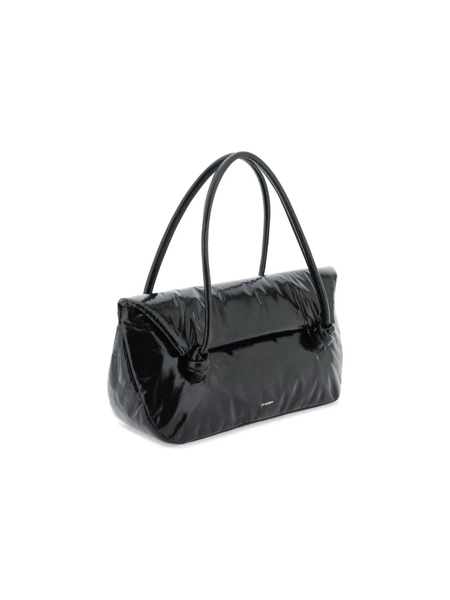 Padded Leather Shoulder Bag