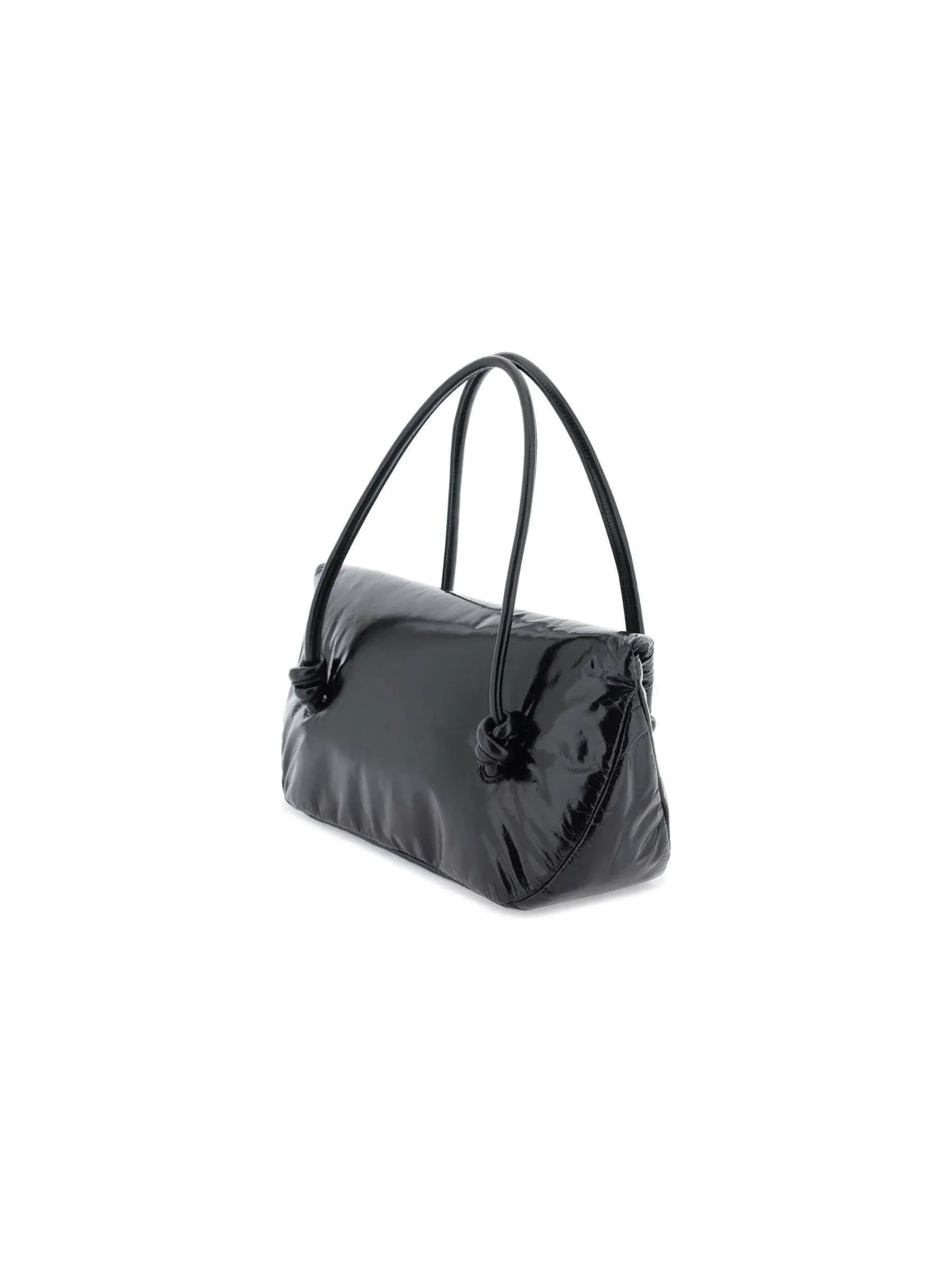 Padded Leather Shoulder Bag