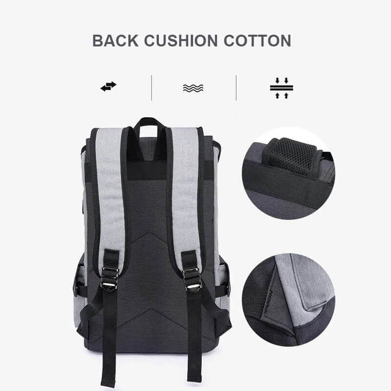 Simplism style business travel computer student casual backpack