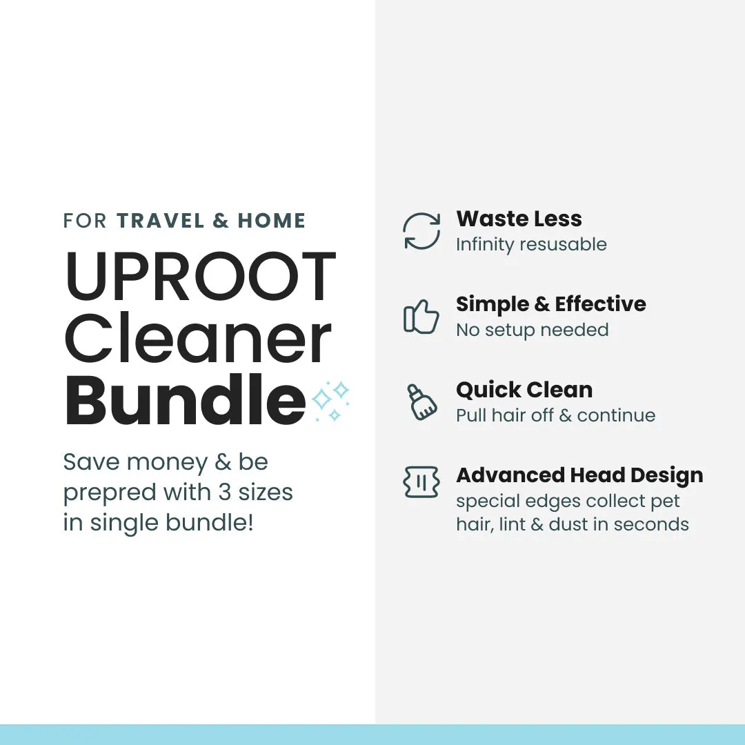Uproot Mini, Pro & Xtra™ Cleaners Bundle
