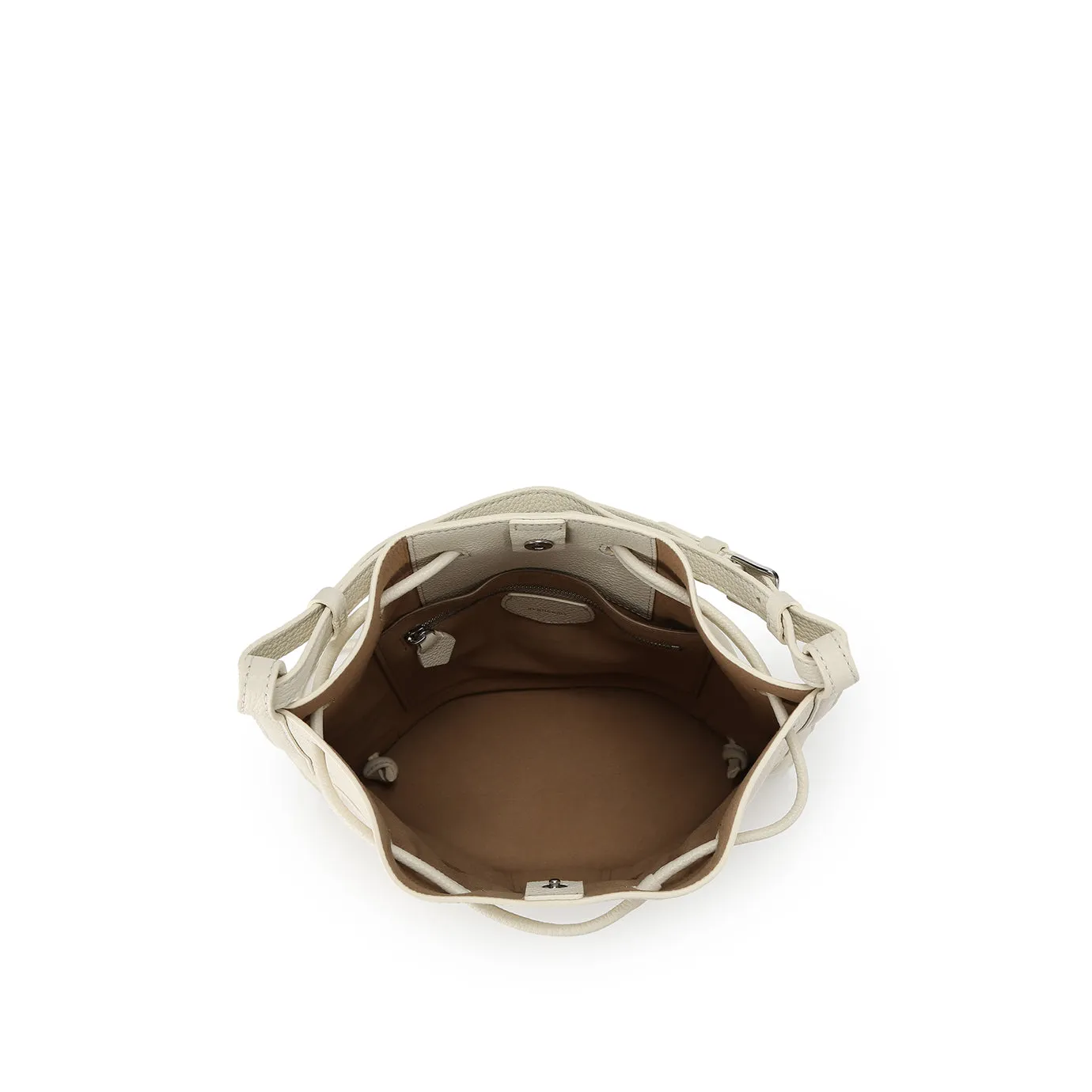Ursula 2-Styles Petit Sac À Dos Hobo  - Crème